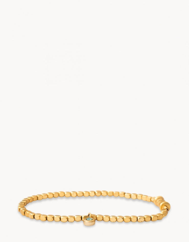 Oval Gold Stretch Bracelet