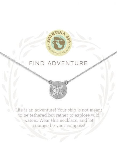 Spartina 449 Sea La Vie Adventure Compass Necklace