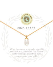 Spartina 449 Find Peace Pearl Necklace