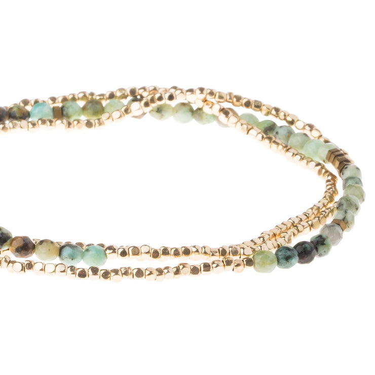 Scout Curated Wears Delicate Stone Wrap- African Turquoise