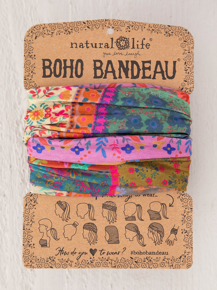 Natural Life Multi Patchwork Boho Bandeau