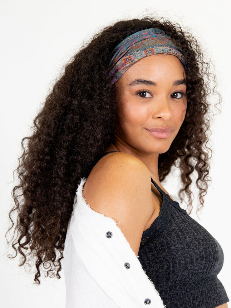 Natural Life Dark Patchwork Boho Bandeau