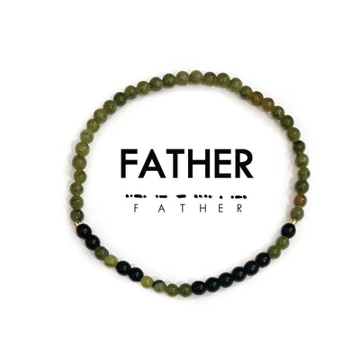 Men's Morse Code Bracelet - Father