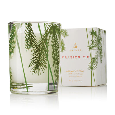 Frasier Fir Votive Pine Needle Candle