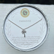 Paradise Palm Tree Necklace
