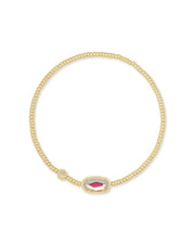 Kendra Scott Grayson Gold Stretch Bracelet in Dichroic Glass