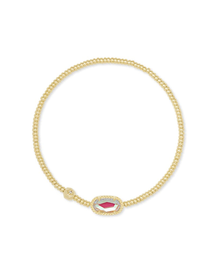 Kendra Scott Grayson Gold Stretch Bracelet in Dichroic Glass